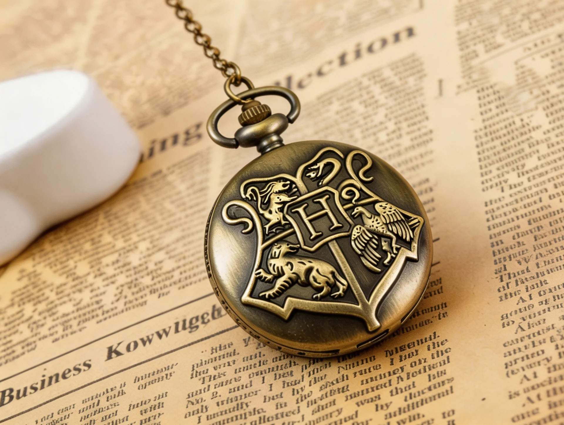 Magical fantasy jewelry with light and runes