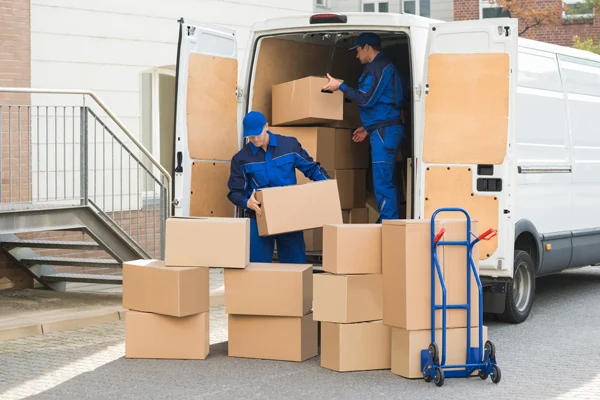 Delivery truck on road representing nationwide coverage