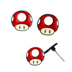 Super Mario Earrings Exquisite Metal Mushroom earrings Gift