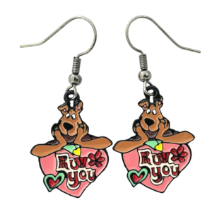 Scooby Doo Earrings Exquisite Metal earrings Gift