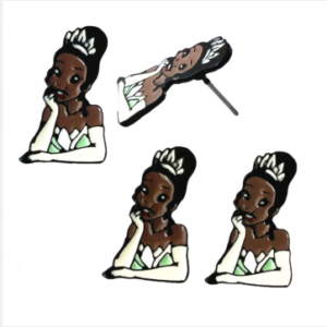 Disney Princess Earrings Frog and Princess Earrings Gift