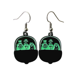 Haunted House Earrings Horror earrings Exquisite Metal earrings Gift