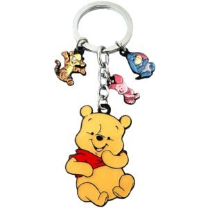 Winnie the Pooh Keychain Metal keychain Exquisite Gift