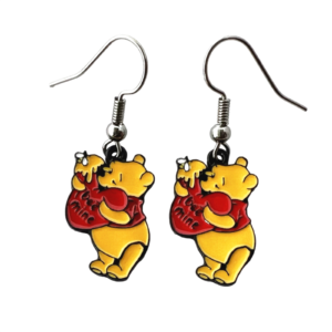 Winnie the Pooh Earrings Exquisite Decorative Gifts