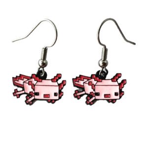 Axolotl Earrings Minecraft Earrings Exquisite Decorative Gifts