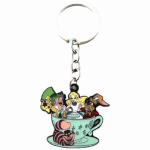 Alice in Wonderland Keychain Perfect Birthday Party Favor Collectible Gift