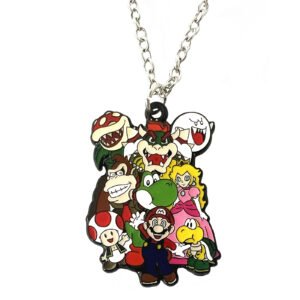 Super Mario Necklace Perfect Birthday Party Favor Collectible Gift
