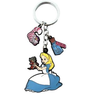 Alice in Wonderland Keychain Perfect Birthday Party Favor Collectible Gift