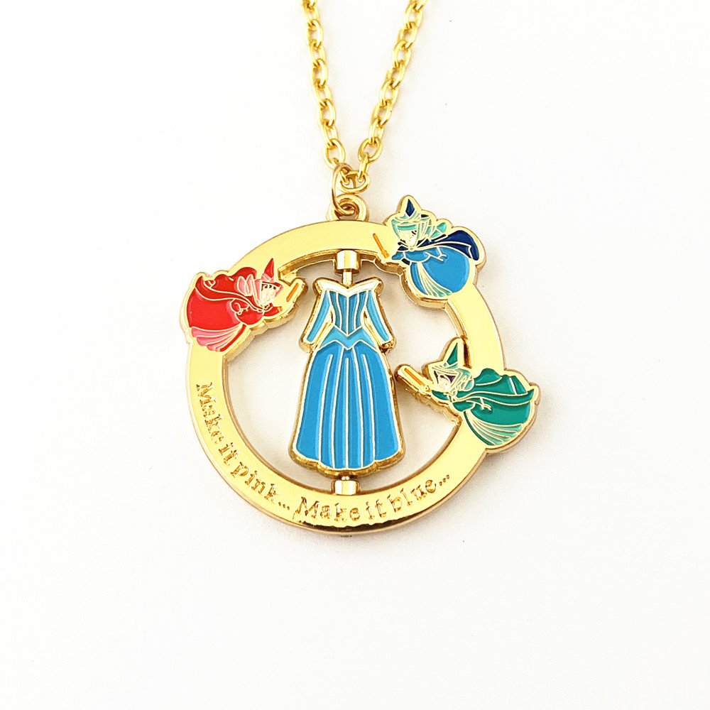 Sleeping Beauty Necklace Perfect Birthday Party Favor Collectible Gift