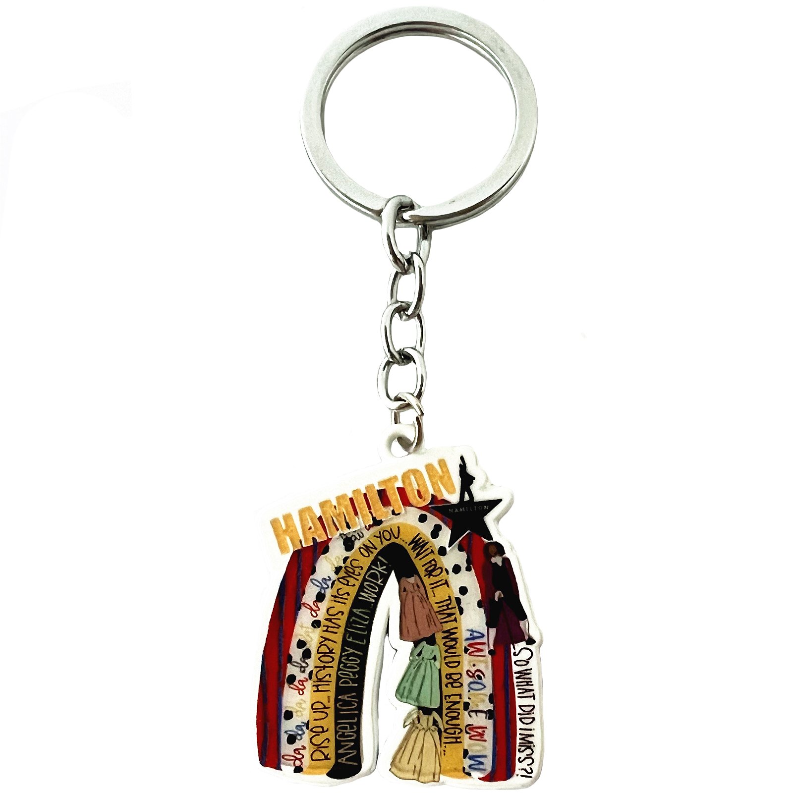 Broadway Keychain Hamilton Keychain Exquisite Collection Gifts For Parties