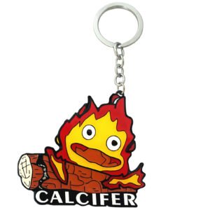 Hayao Miyazaki Keychain Calcifer Keychain Exquisite Collection Gifts For Parties