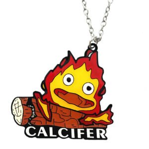 Hayao Miyazaki Necklace Calcifer Necklace Exquisite Collection Gifts For Parties
